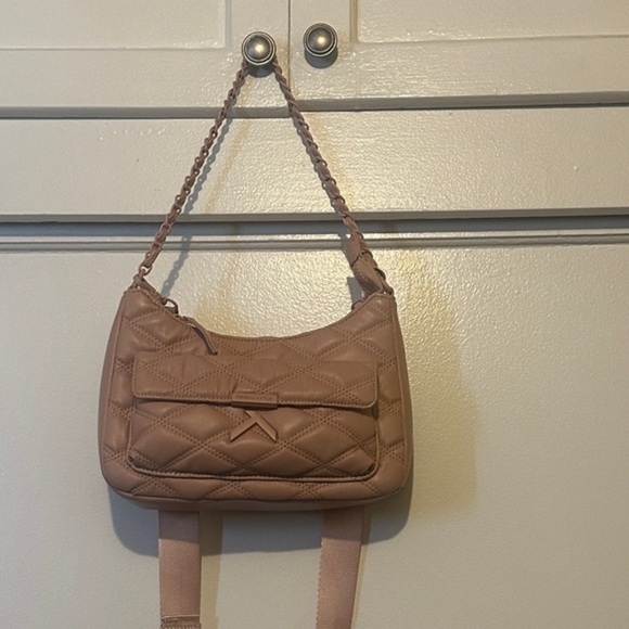 Kendall & Kylie Handbags - Kendall & Kylie Quilted Crossbody Bag in Tan